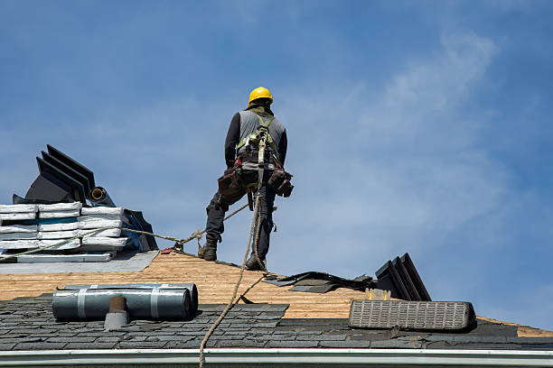 Professional Roofing technician working in La Verne, CA